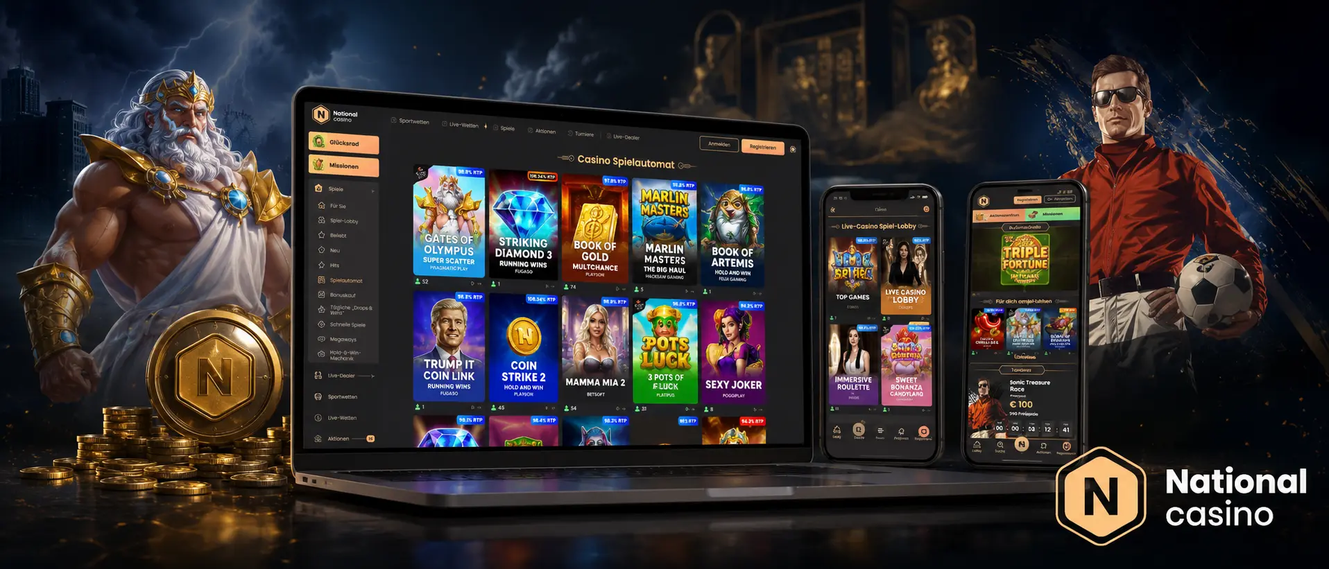 National Casino Spielebibliothek Überblick