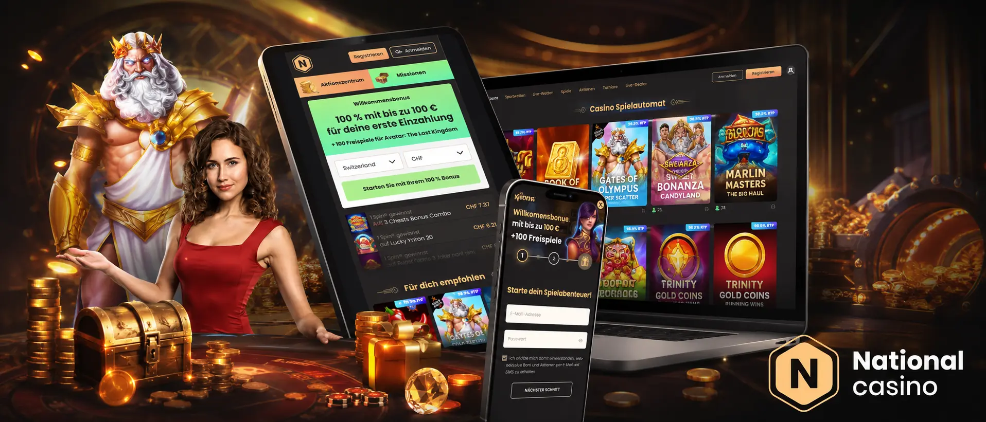 National Casino Registrierung und Login